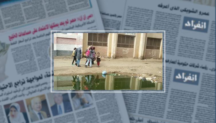 استجابة لما نشرته "انفراد".. حل مشكلة غرق 3 قرى بالصرف فى المحلة (خبر)
