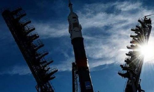 قاعدة "بايكونور" الفضائية تستعد لإطلاق قمر صناعي مصري