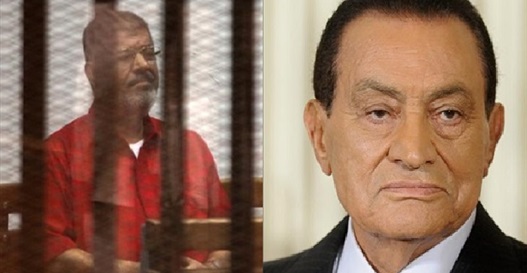 مبارك يرفض الشهادة في محاكمة مرسي بـ«اقتحام السجون»: «عايز إذن»