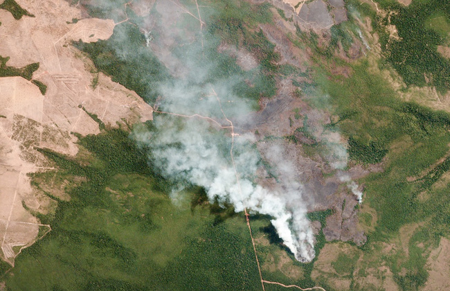 صور صادمة لحرائق الأمازون من الفضاء.. و"رئة الأرض" تواصل إطلاق الدخان