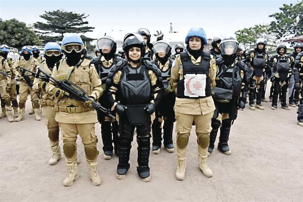 لأول مرة: 10 شرطيات مصريات فى بعثة حفظ السلام بالكونغو الديمقراطية