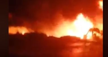 قطع الكهرباء عن إيتاى البارود ورفع الطوارئ بالمستشفيات بعد حريق خط البترول