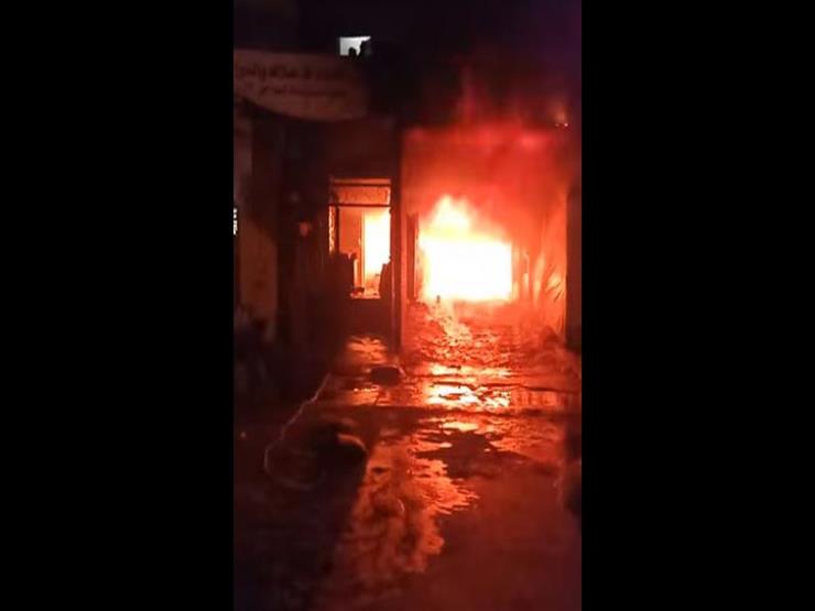 مصادر أمنية: لا وفيات بحريق كفر طهرمس وجار تحديد سبب اشتعال النيران