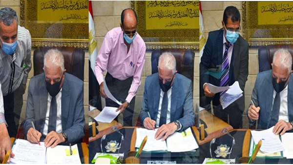 محافظ جنوب سيناء يوقع على 70 عقد تصالح وتقنين
