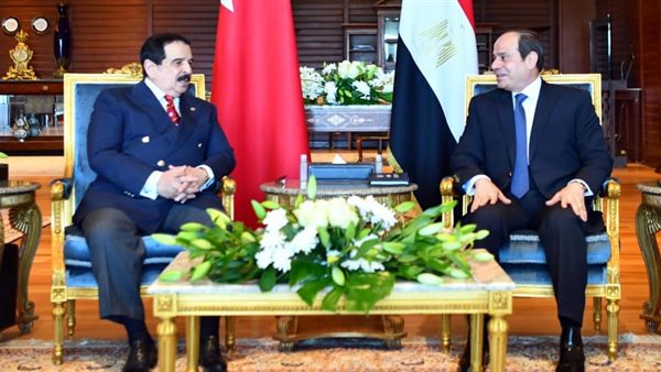 سد النهضة يتصدر مباحثات الرئيس السيسي وملك البحرين
