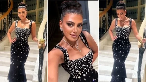 10 صور لـ ريهام حجاج بعد ظهورها بفستان سعره خرافي | شاهد