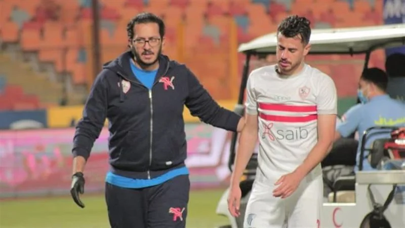 طبيب الزمالك يكشف آخر تطورات إصابة الونش ومحمد السيد