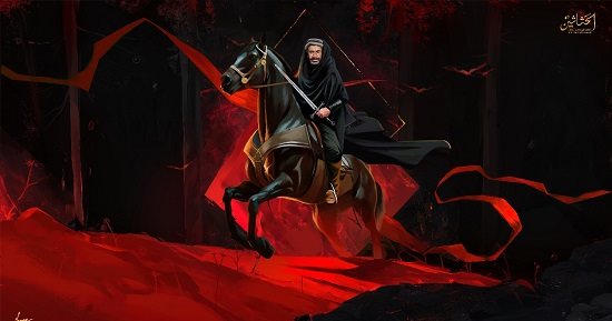 مسلسل الحشاشين.. منة تبدع فى رسومات لكريم عبد العزيز بفن الـ"ديجيتال برش"