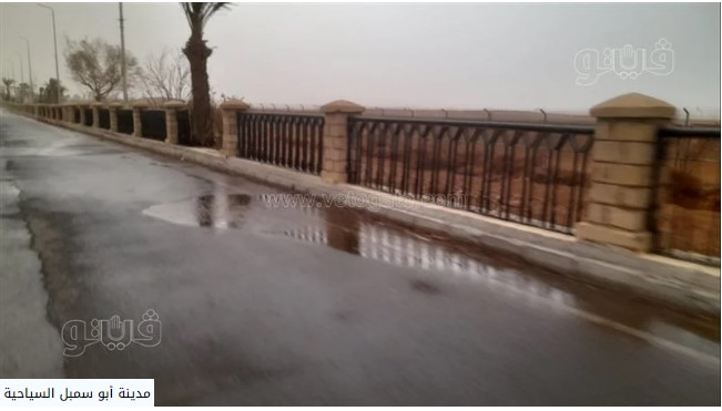 وقف الملاحة وفصل الكهرباء، تداعيات سوء الأحوال الجوية في أبو سمبل بأسوان (صور)