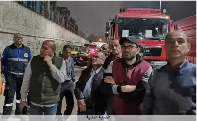 شركة مياه الشرب بالإسكندرية تعاون الحماية المدنية للسيطرة على حريق المصرية للأدوية