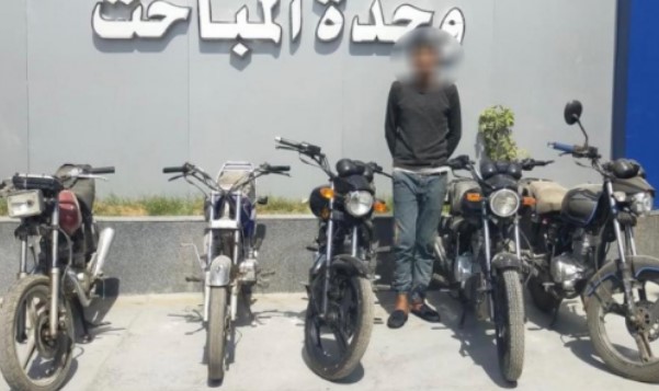 القبض على ميكانيكى متخصص فى سرقة الدراجات النارية بالأميرية