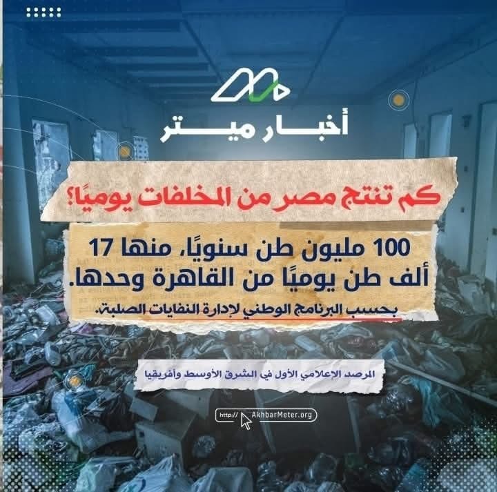 كم تنتج مصر من المخلفات يوميًا؟