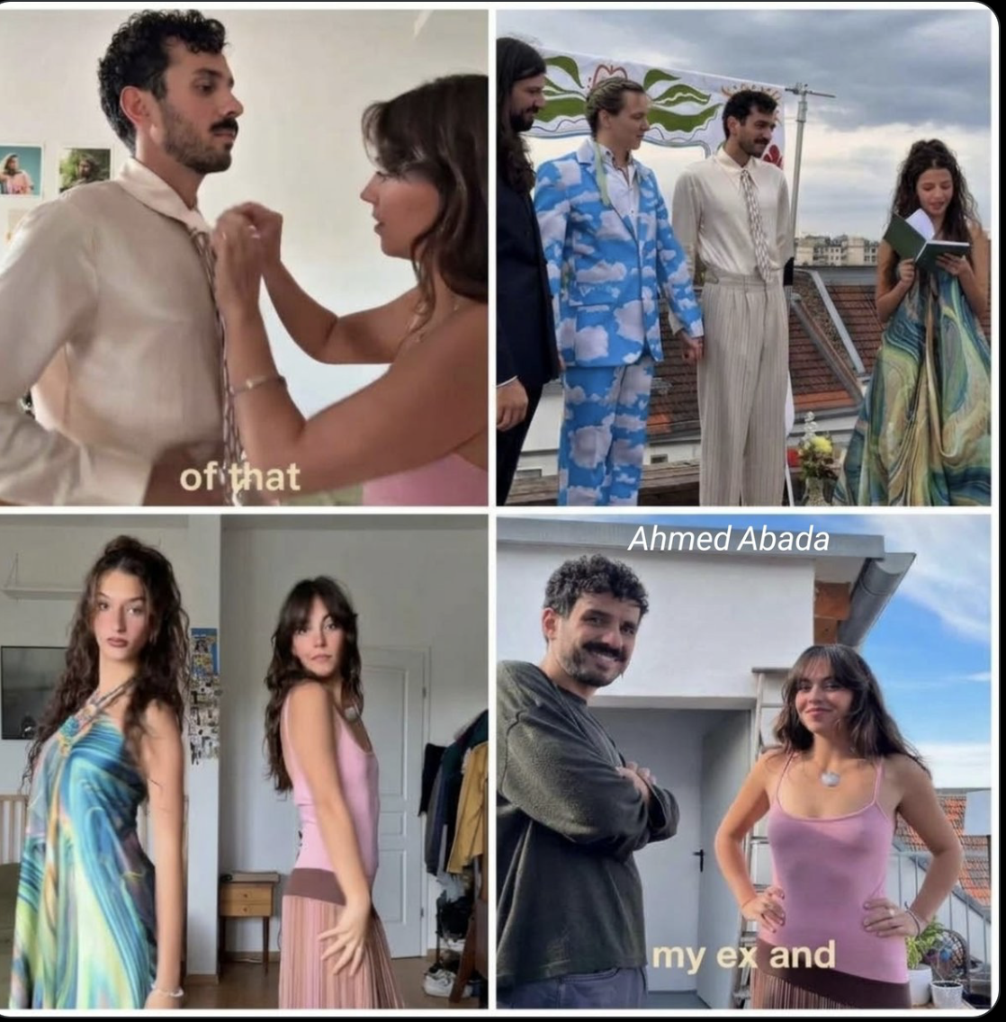 حضور أميرة أديب حفل زفاف ثلاثة  من أصدقائها