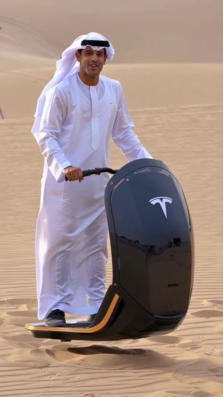 تسلا تُطلق دراجة نارية طائرة من دبي